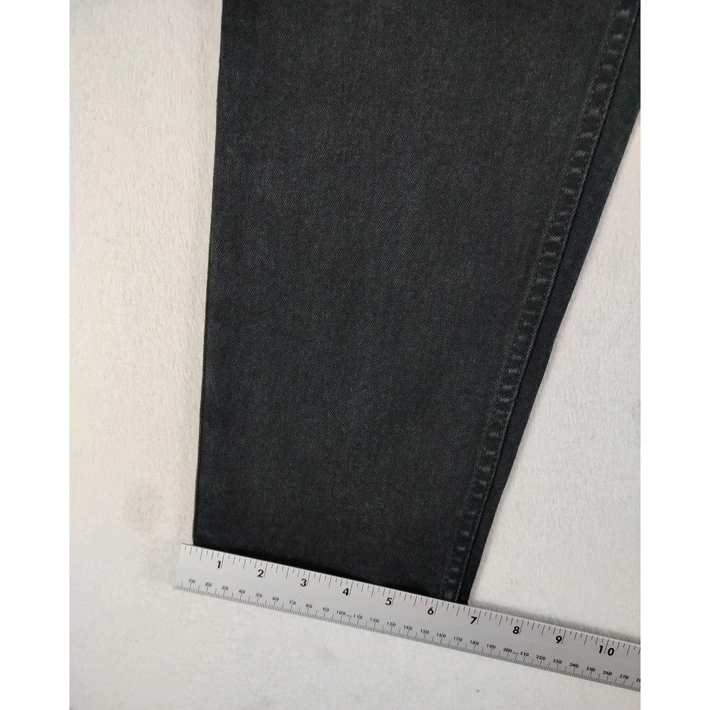 Vintage Levis 550 Relaxed Tapered Jeans Womens‎ 12 Black High Rise Denim Y2K